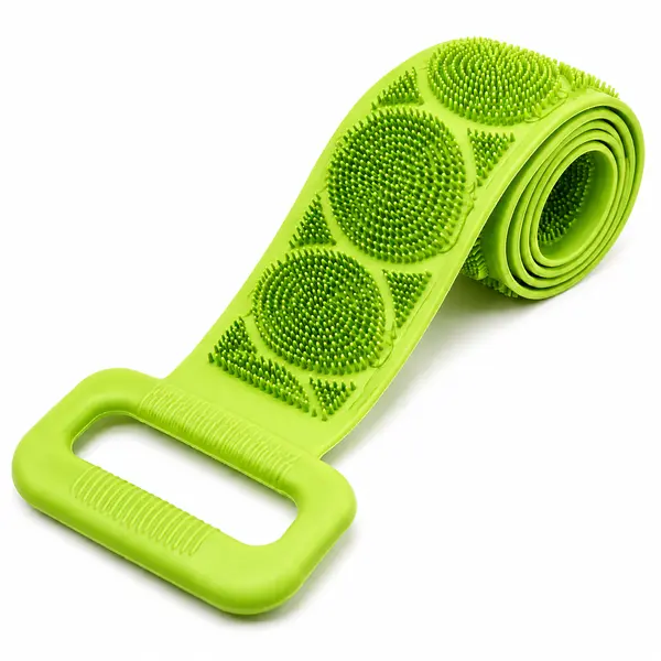Nexsim Silicone Back Scrubber angled view