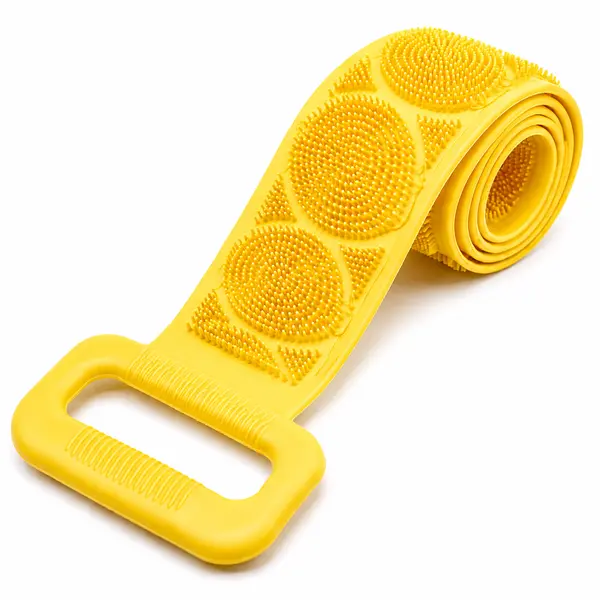 Nexsim Silicone Back Scrubber in-shower use