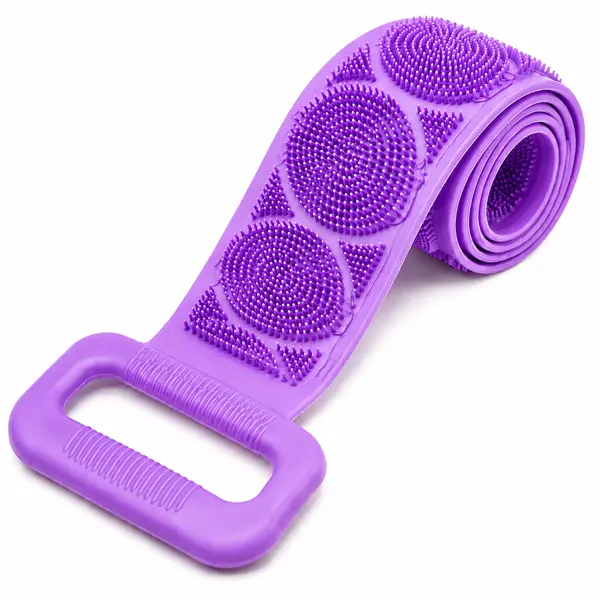 Nexsim Silicone Back Scrubber handle detail